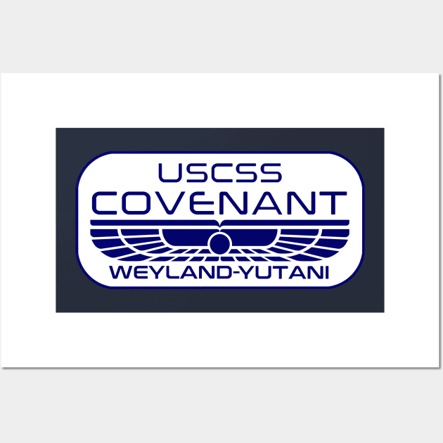 USCSS Covenant patch mission Wall Art by udezigns